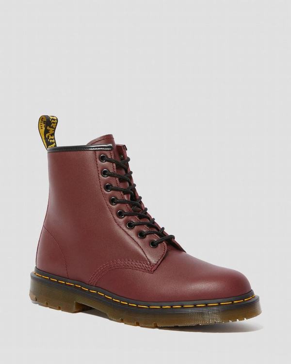 Dr Martens Dámské Kotníkové Boty 1460 Slip Resistant Červené, CZ-207641